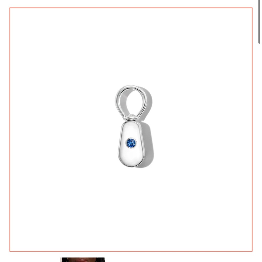 Marla Aaron baby pulley in silver